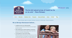 Desktop Screenshot of berwynmontessori.com